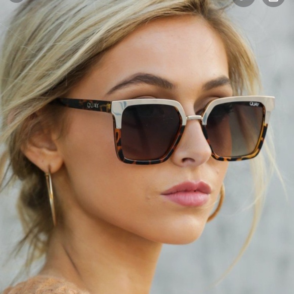 Quay Australia Upgrade sunglasses in tortoiseshell and gold